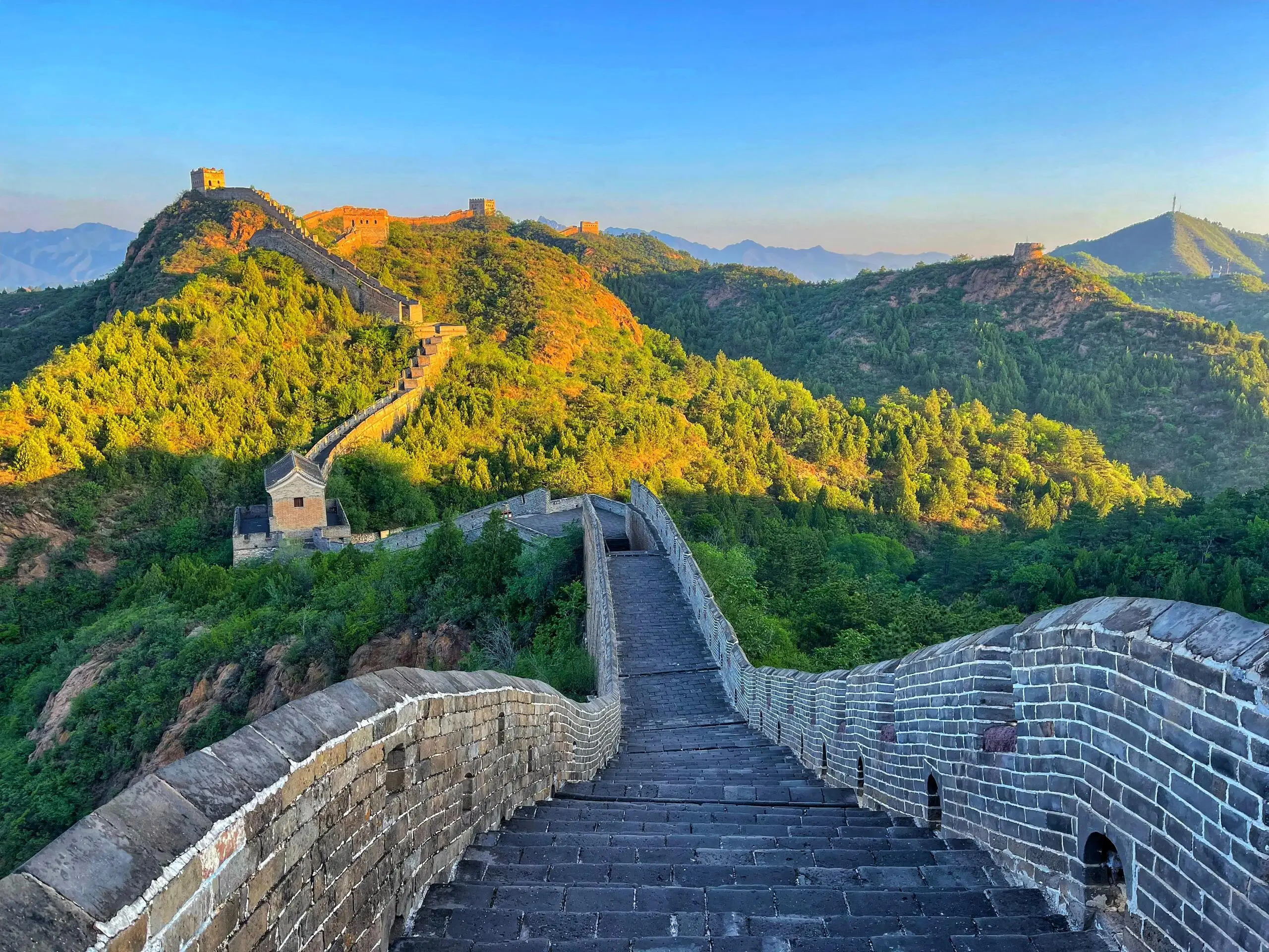 the winding Great Wall