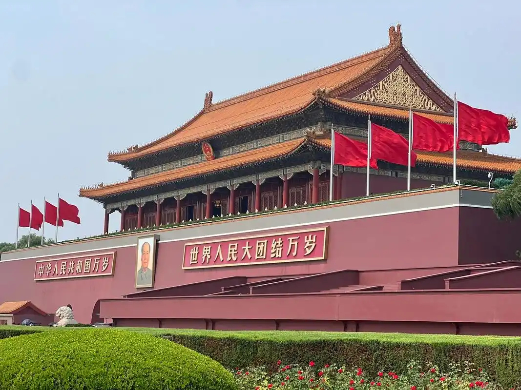 Tiananmen on a sunny day