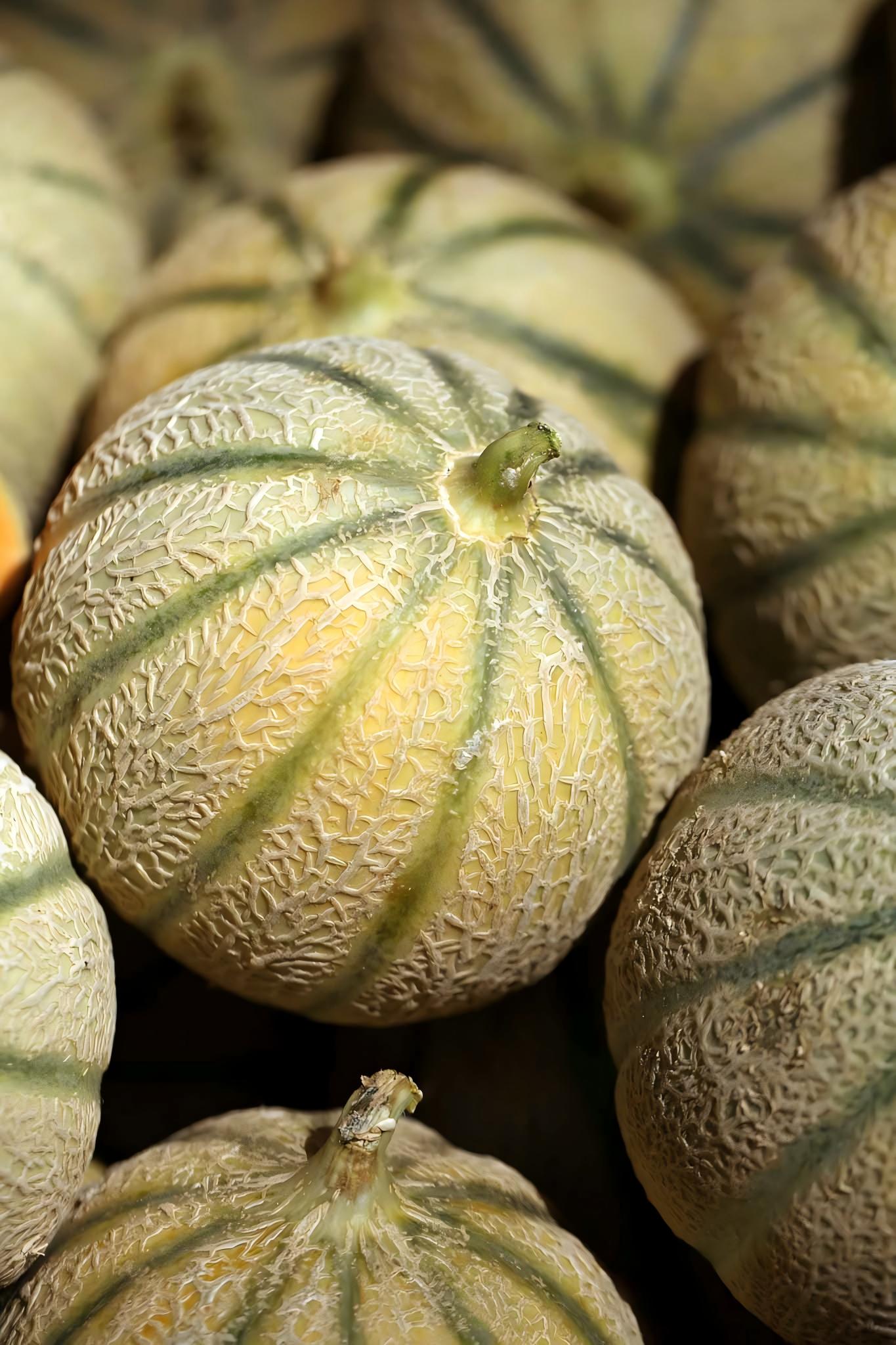 Melons locaux de saison